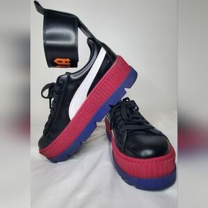 PUMA Fenty -size 8.5-women ankle strap platform sneakers by #Rihanna "Like-New"